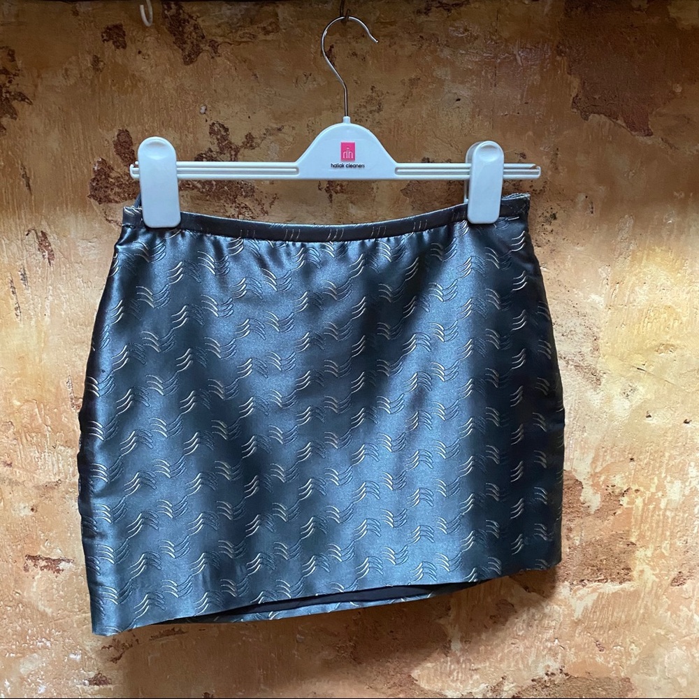 Vintage 1990s Versace Istante mini skirt